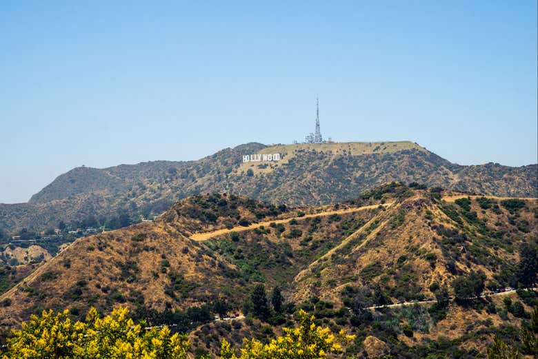 Take in the view of the Los Angeles skyline